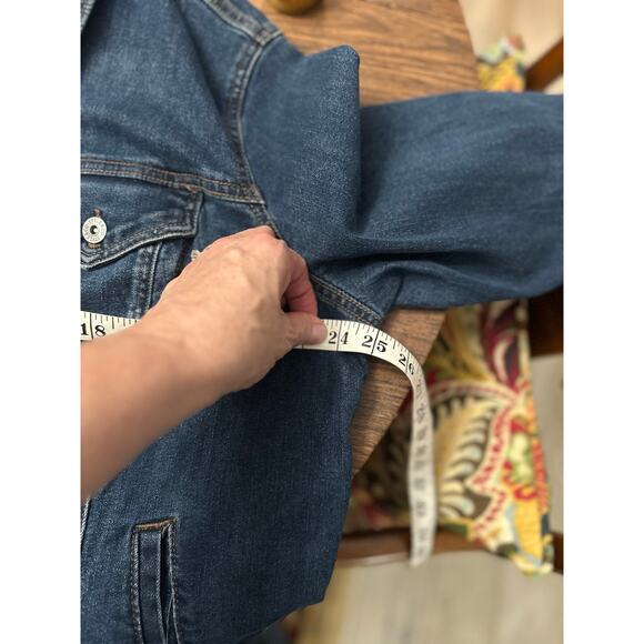 Style & Co Womens Plus Denim Jacket Classic Jean Jacket Size 22 - Picture 5 of 6